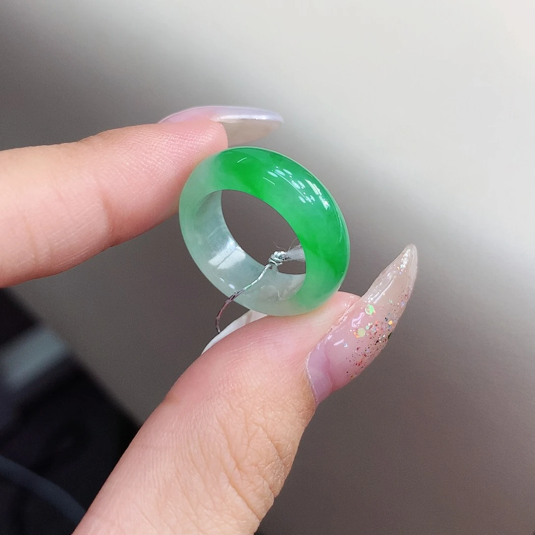 未镶嵌戒指翡翠8号