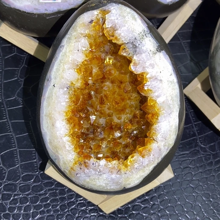 未镶嵌珠宝半成品水晶恐龙蛋