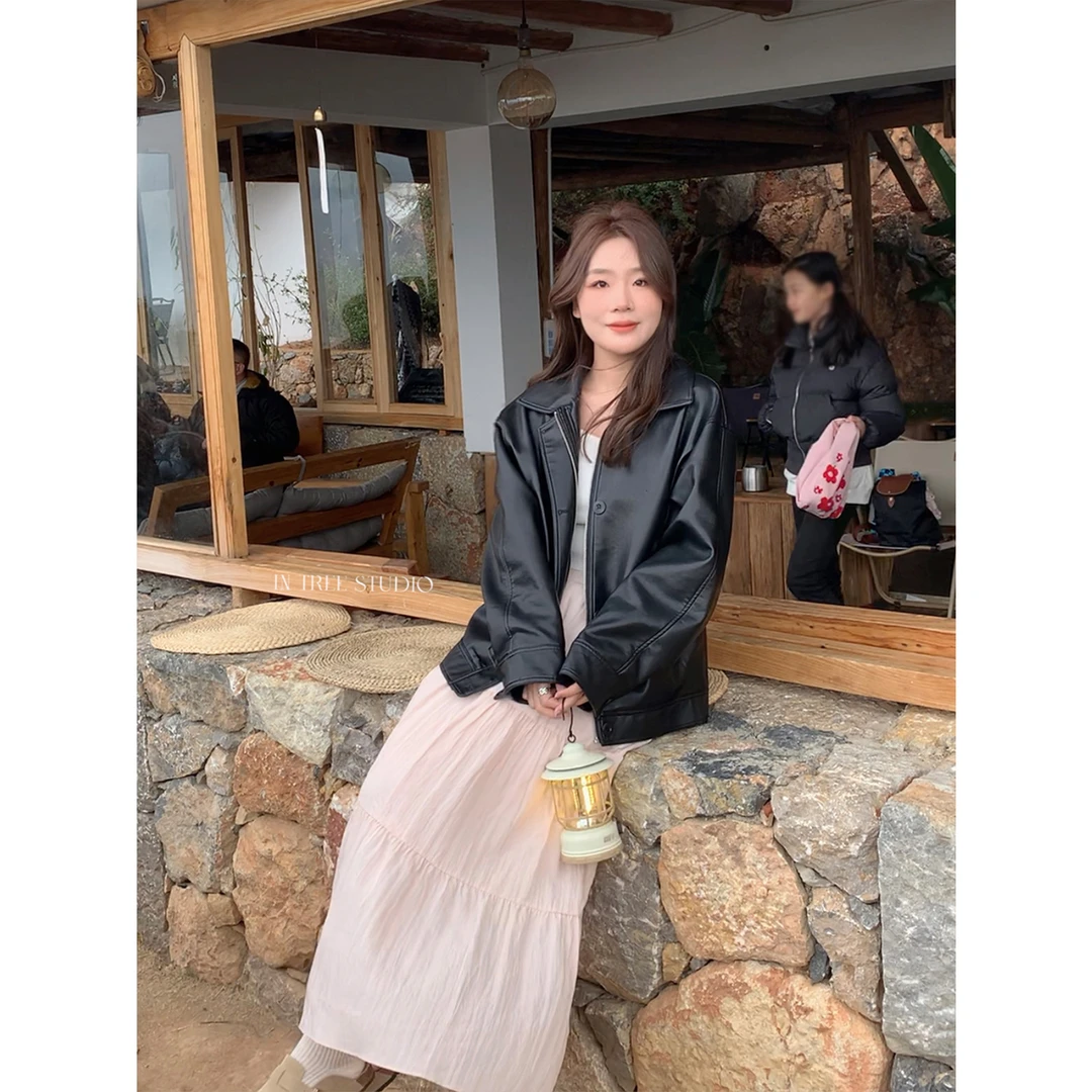 张桶桶QC【晨雾云粉】粉半裙女装半身裙韩系春夏显瘦ZXL01185