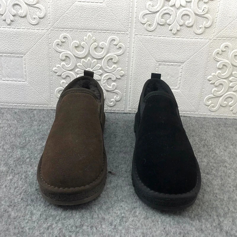 新款811潮流时尚男棉鞋加厚保暖厚底复古面包雪地鞋舒适休闲百搭