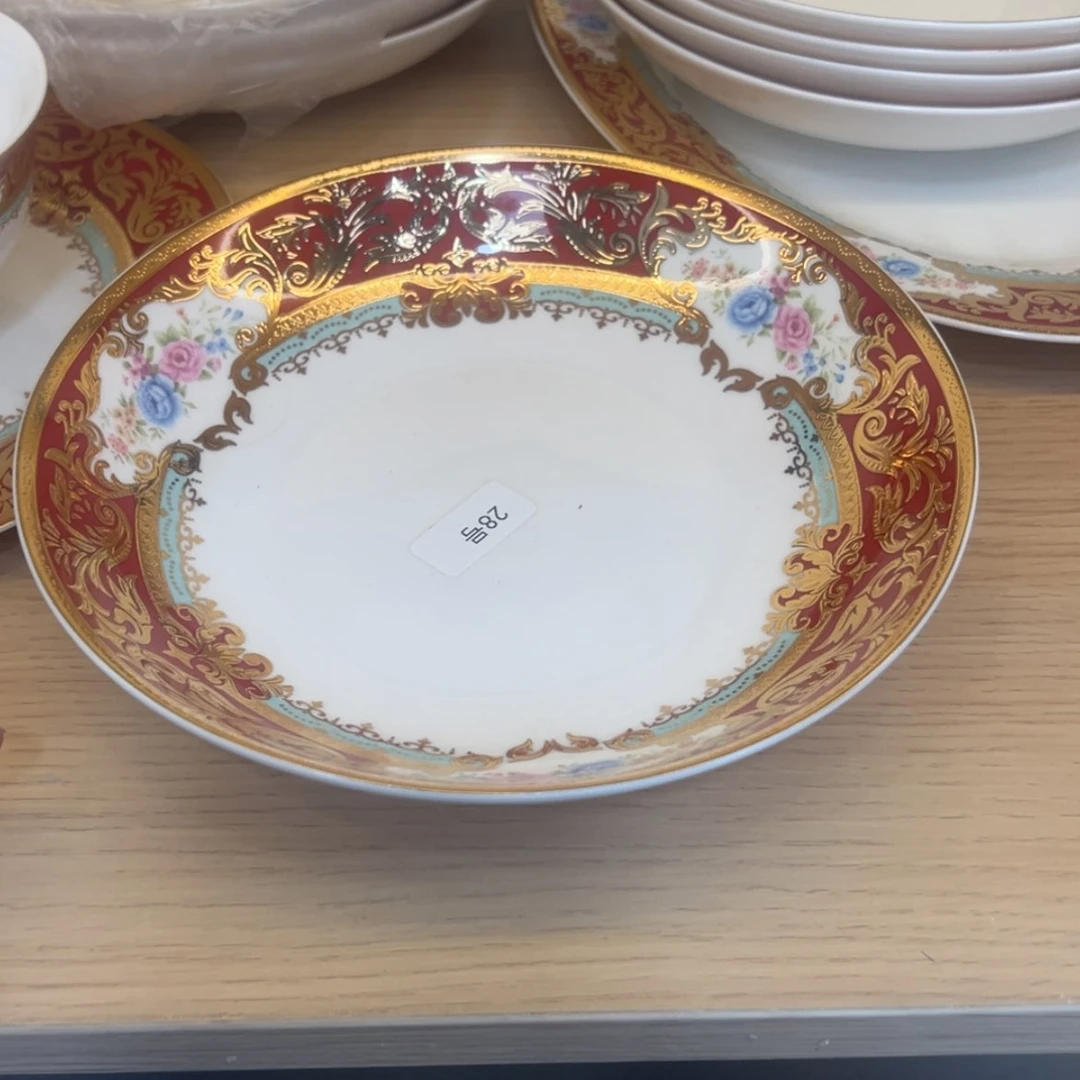 【闪购商品】瓷片8寸深菜盘两个一单福利价