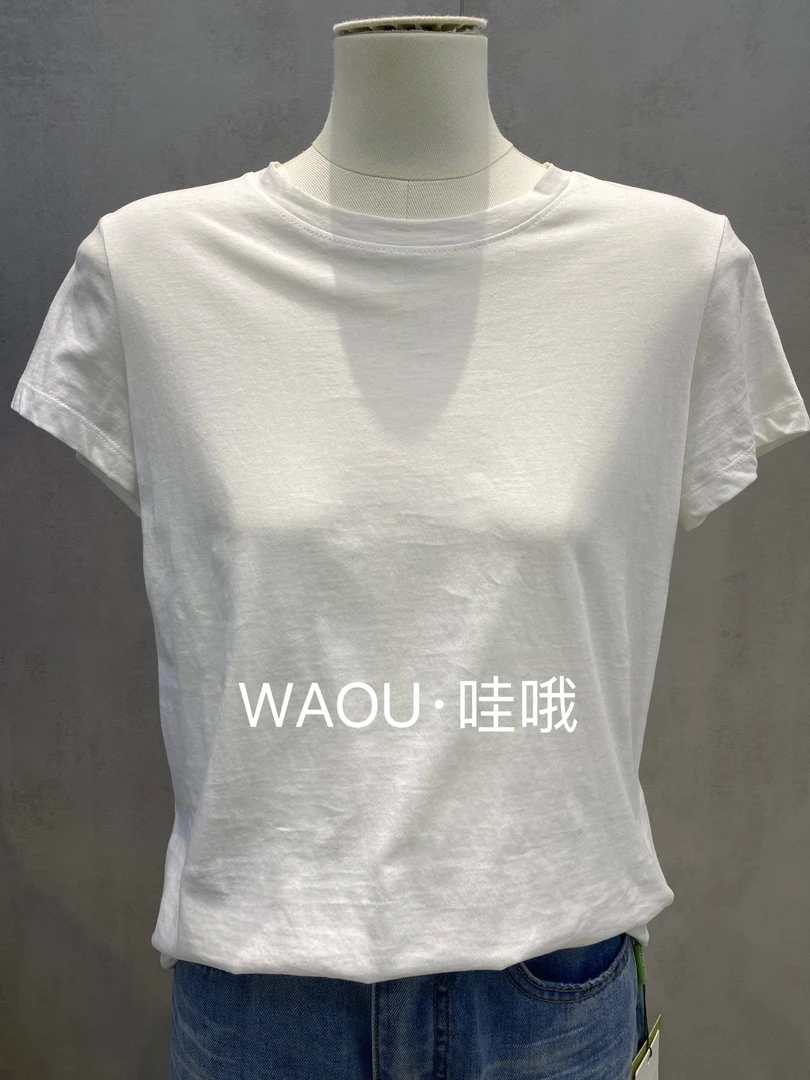 【WAOU】小众设计简约短袖249298