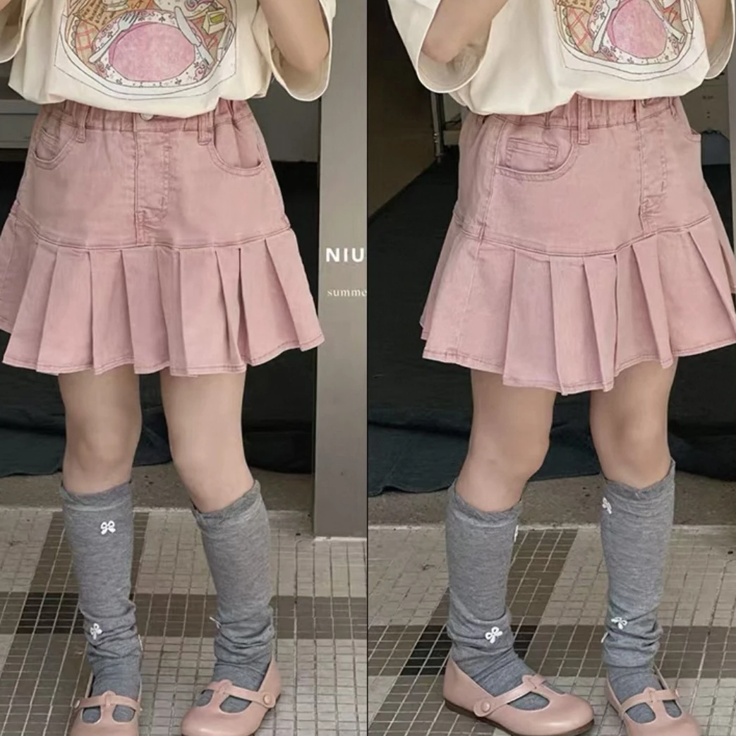 2512儿童休闲牛仔裙