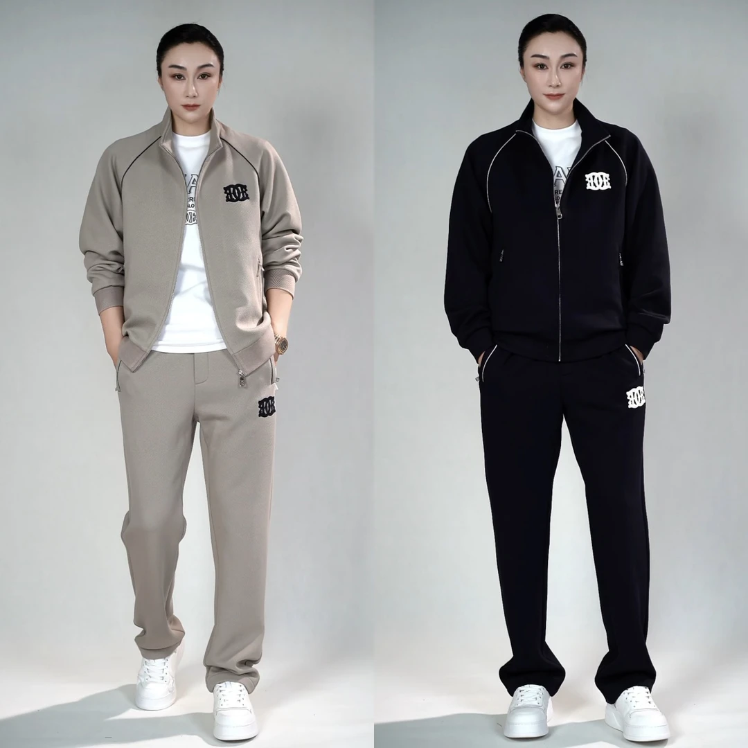 迪卡里奥费雷时尚休闲套装53TZ923A+B秋季新款男装时尚休闲套装