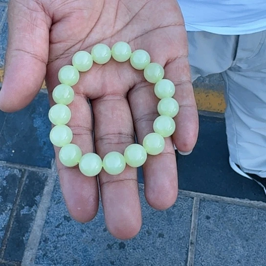 手串未镶嵌和田玉卡12黄口