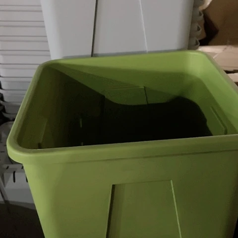 树脂中野方盆30口2个绿无托