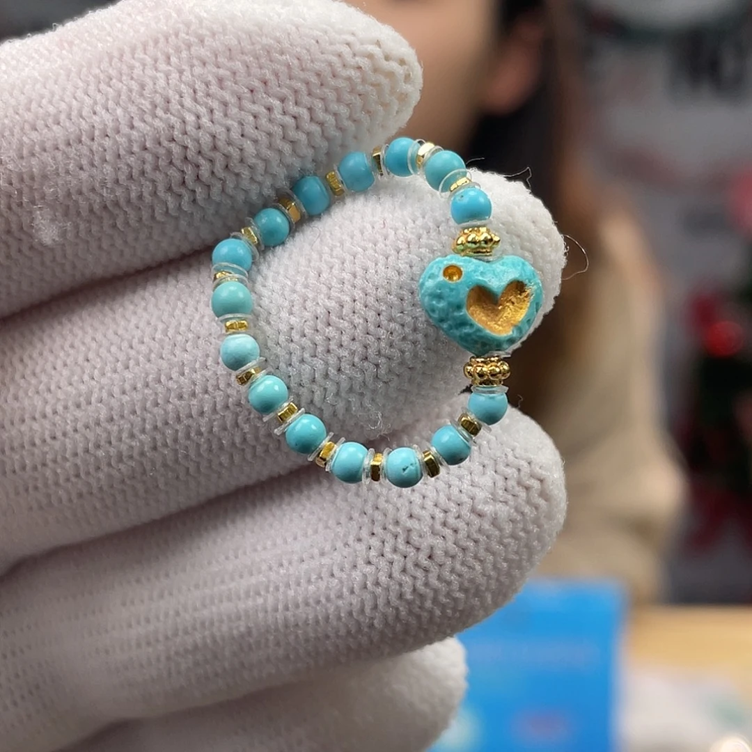 绿松石未镶嵌挂件