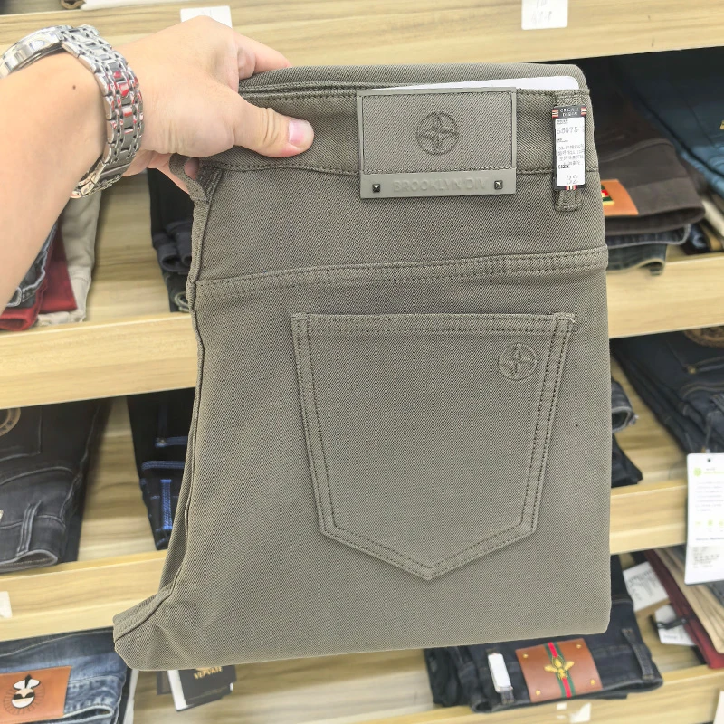 【罗仔精选】秋冬男款男士高品质休闲牛仔裤冬季男裤长裤QJ-65075