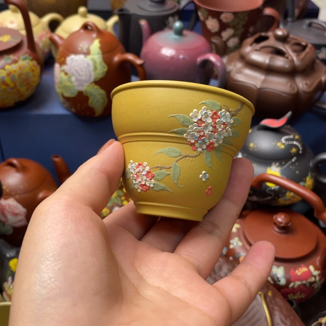 茶杯紫泥紫砂主人杯100cc