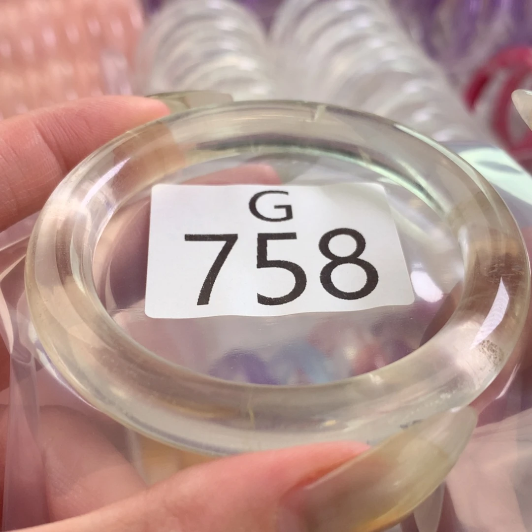 珠宝半成品水晶未镶嵌水晶手镯758-55