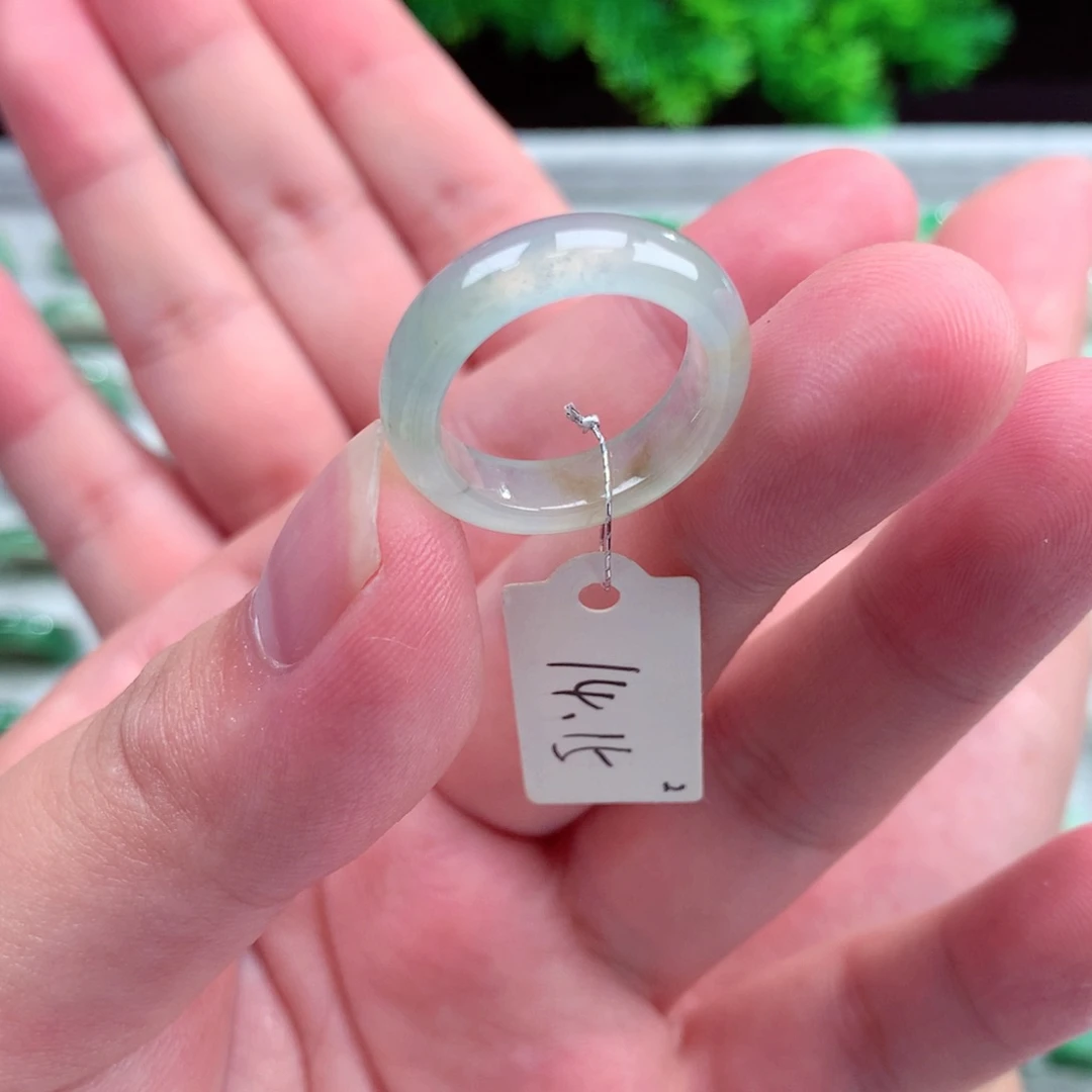 未镶嵌戒指翡翠马*拉天然