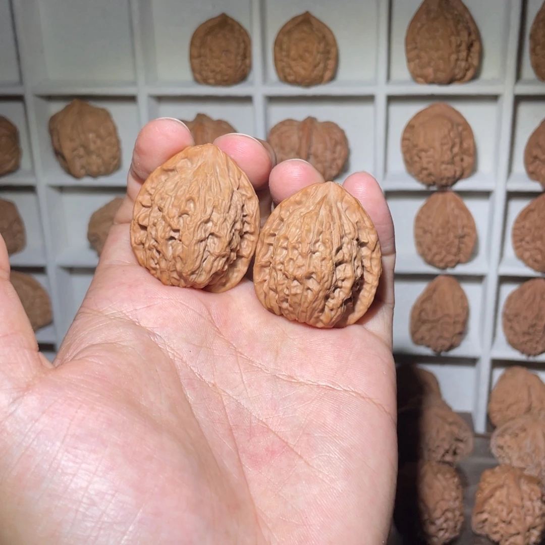 把件文玩核桃34.5 全品货头鸡心7号