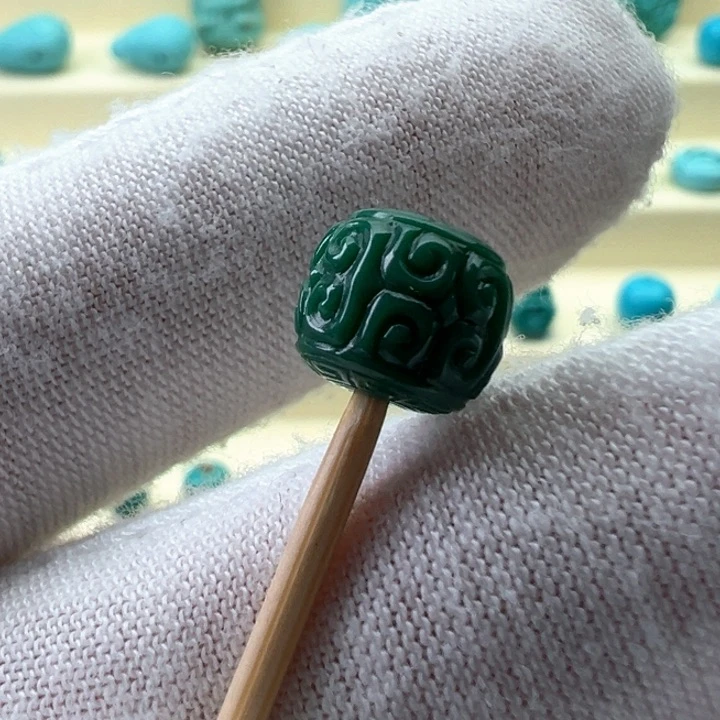 未镶嵌绿松石珠宝奇石8.8