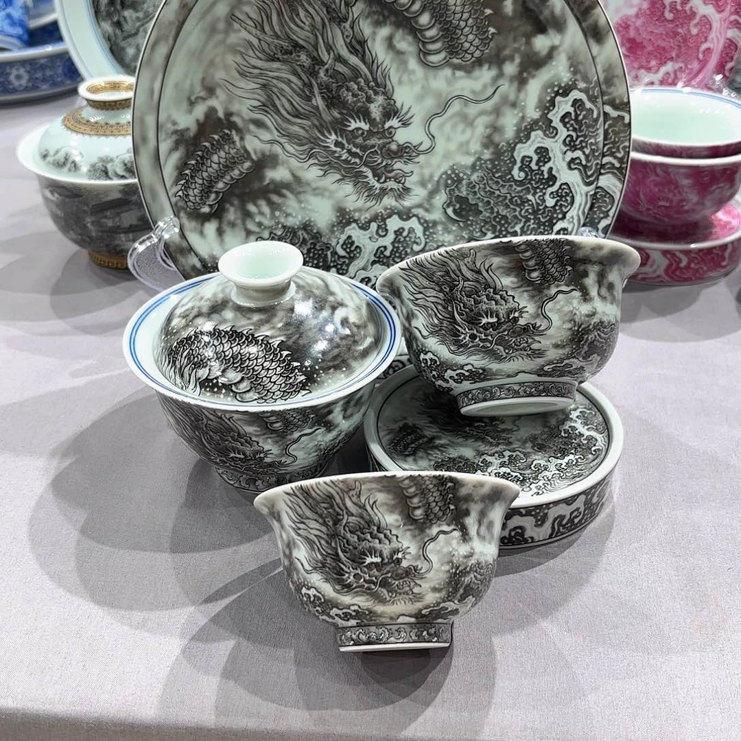 瓷片景德镇瓷器精品展示