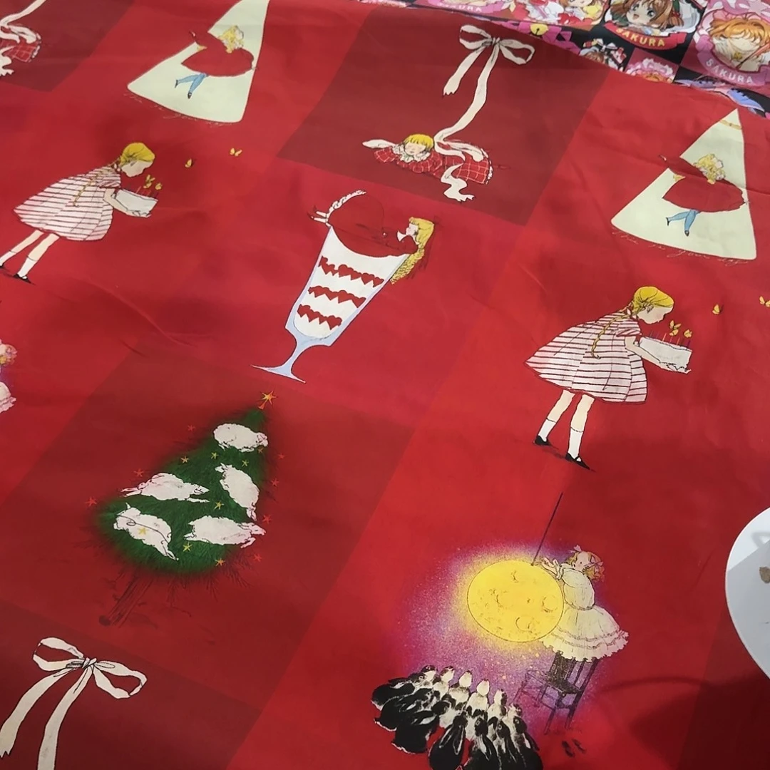 0.72米价纯棉平布1.1米宽果子布艺B区地卷