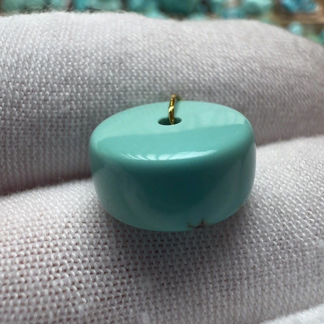 绿松石未镶嵌配饰13*6.1