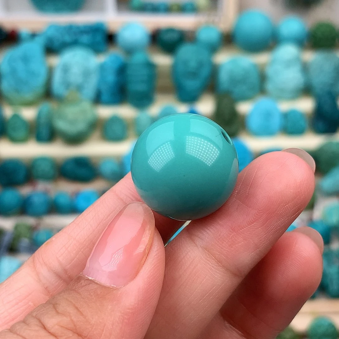 未镶嵌绿松石珠宝奇石18.8