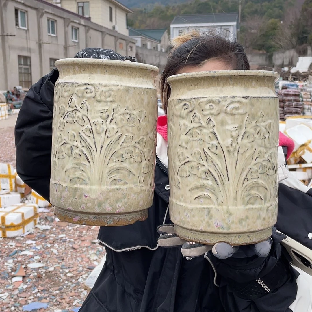 红陶王嫂花盆直播0220-407