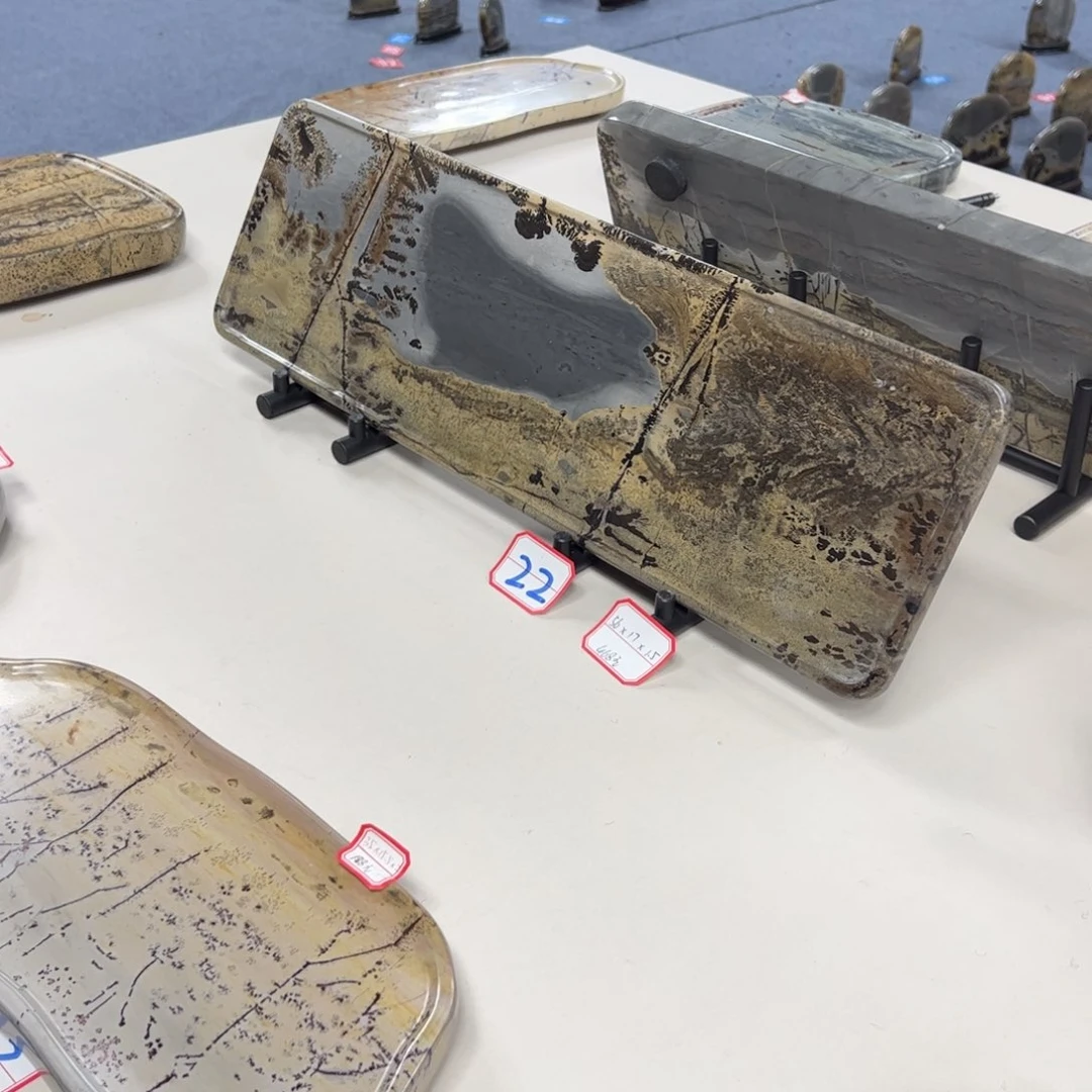 广西石天然国画石干泡台