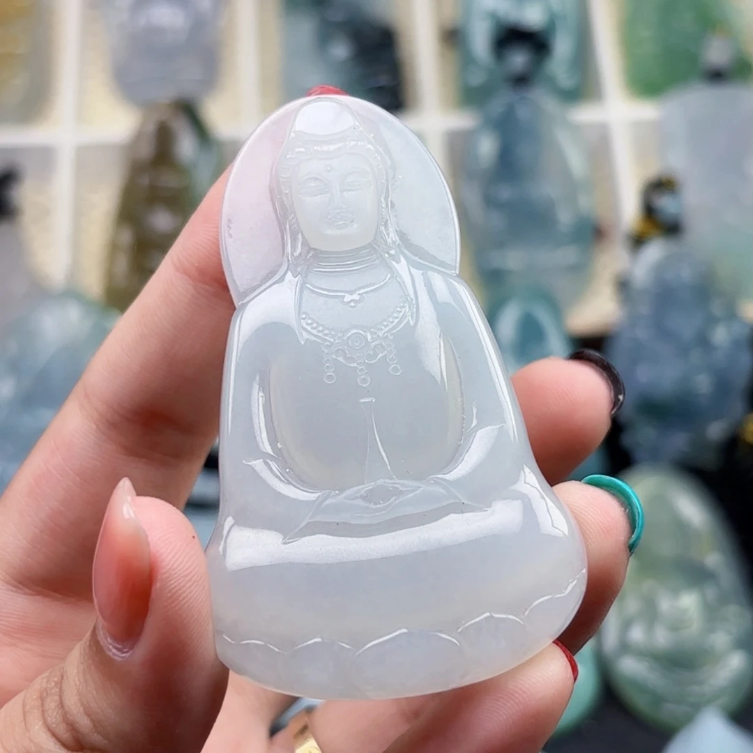 颈饰未镶嵌翡翠素衣