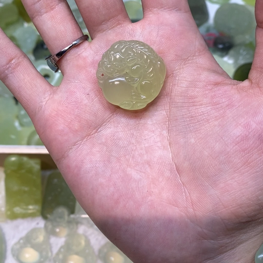 岫玉未镶嵌吊坠(不含链)两单包邮