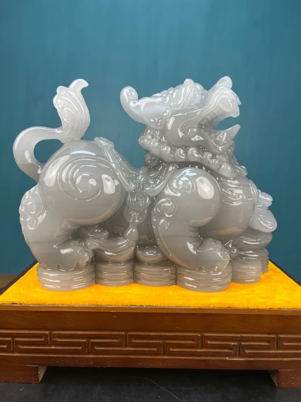 铜钱貔貅，家居摆件，玄关，电视柜，博古架，书桌，茶桌，办公桌摆件