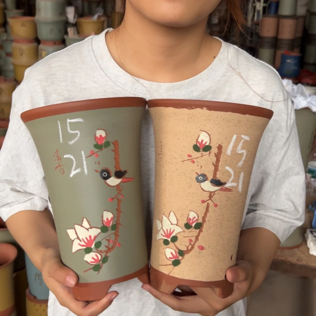 宜兴川阁紫砂花盆