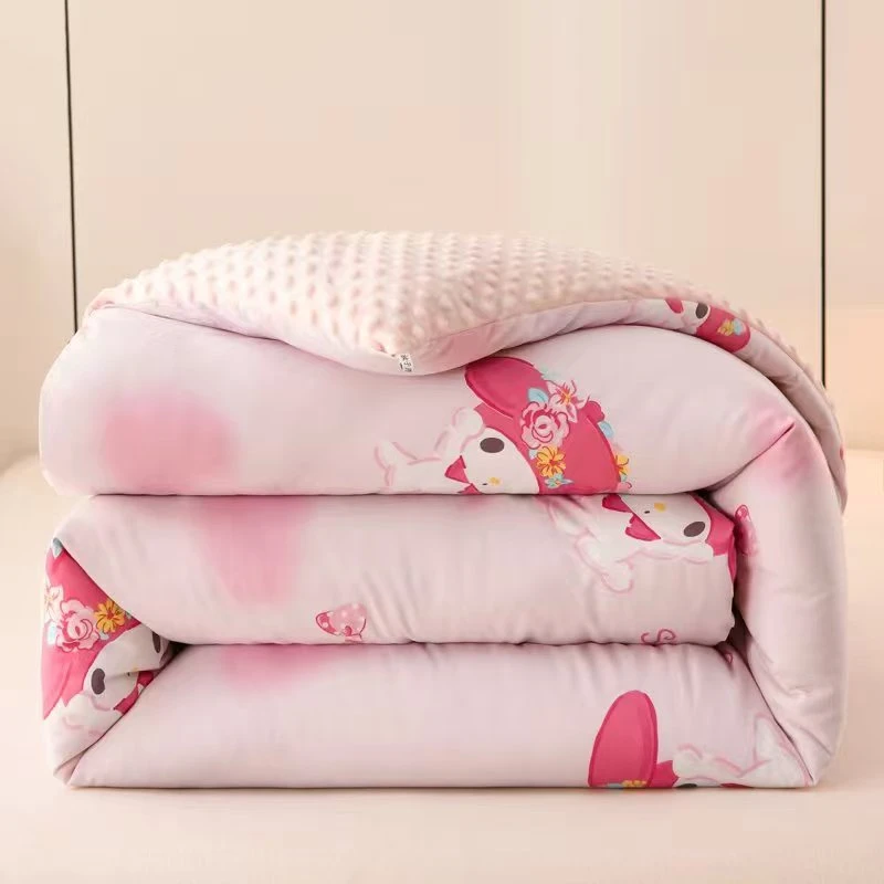水洗棉豆豆绒被子被芯学生宿舍大豆春秋棉被冬被母婴新款四季通用