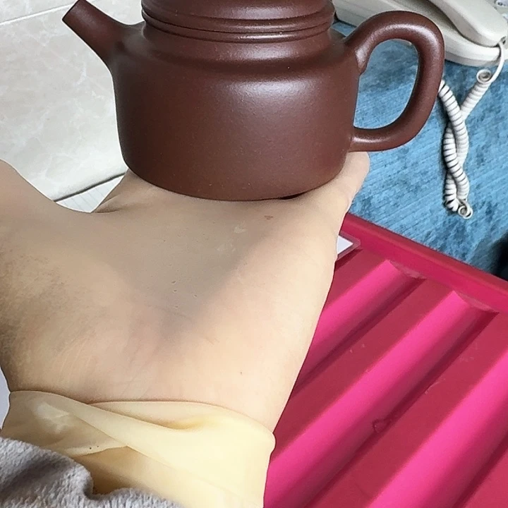紫砂茶壶老*紫泥德中170cc半手