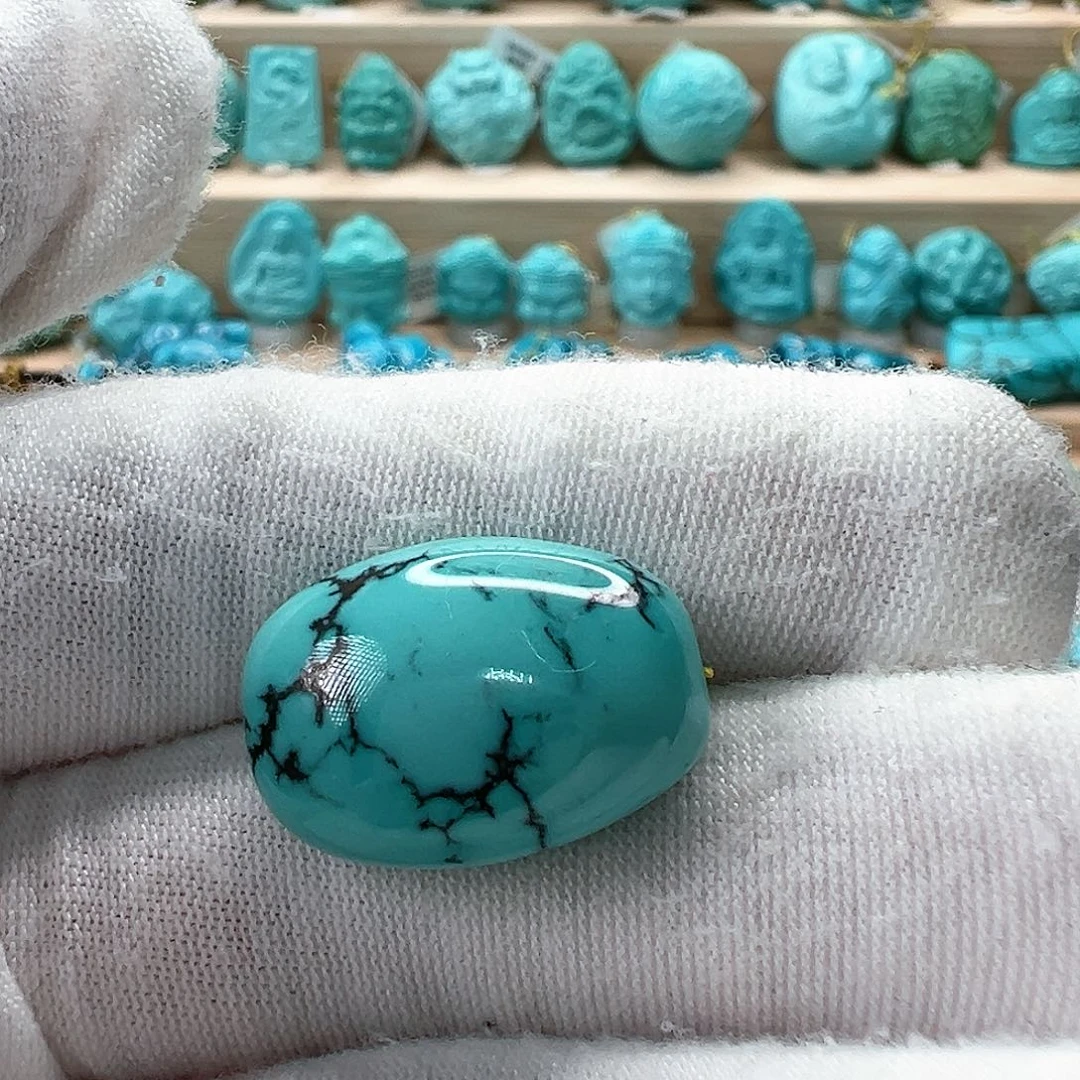 未镶嵌绿松石随形 14.2mm