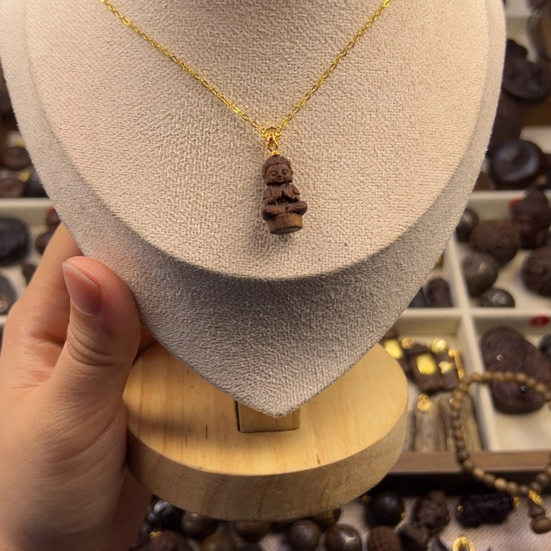 银S925宝宝佛随行脖挂配饰