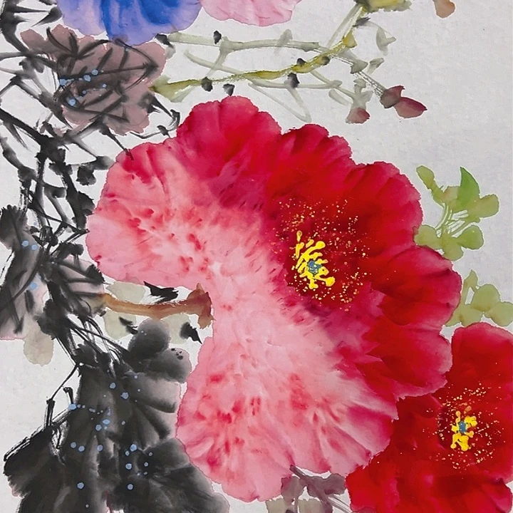 国画老师纯手绘作品欣赏