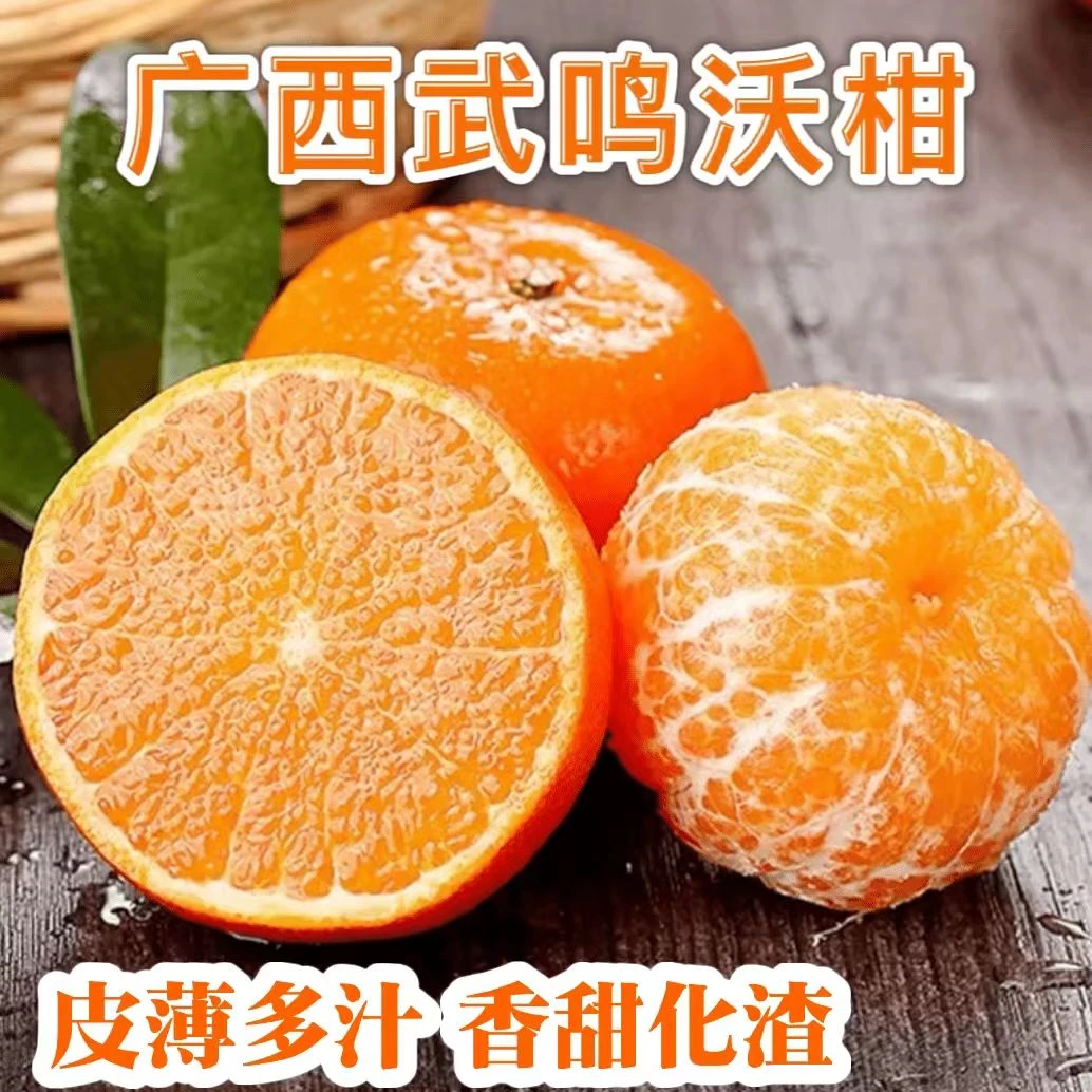 广西武鸣花皮沃柑5/10斤现摘当季水果香甜饱满皮薄肉厚多汁桔子l