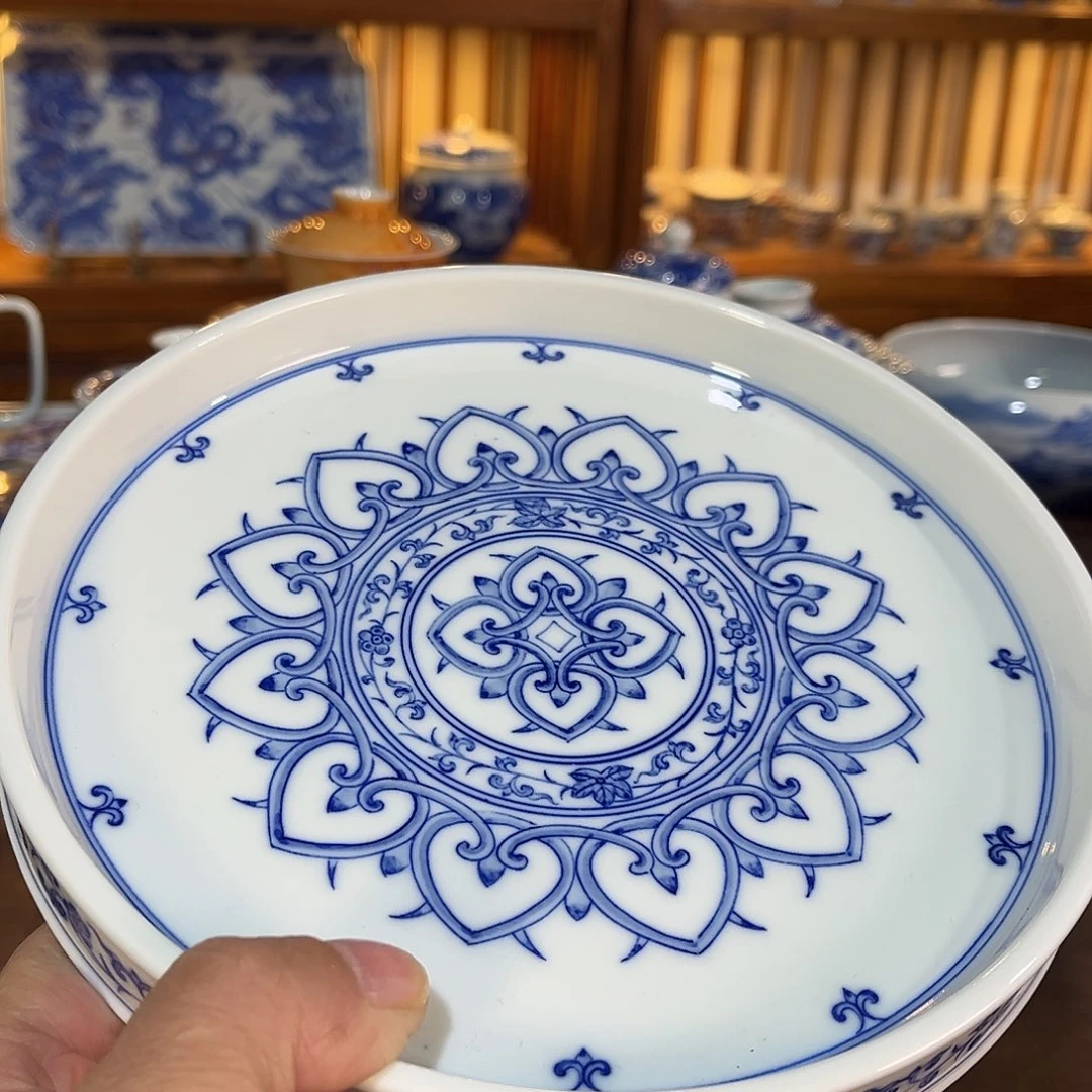 錡镇堂手工手绘壶承