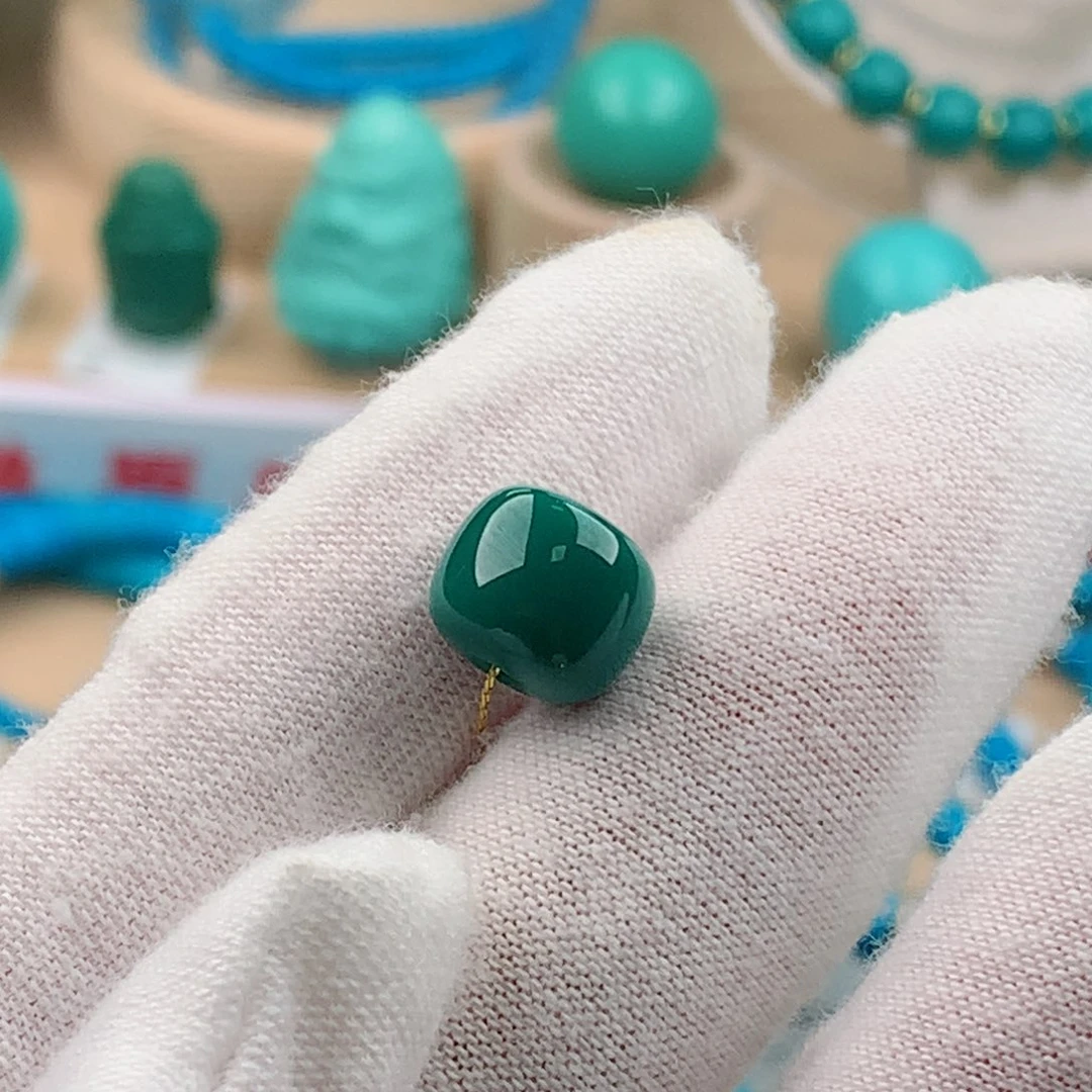 绿松石未镶嵌配饰9.5-8.0