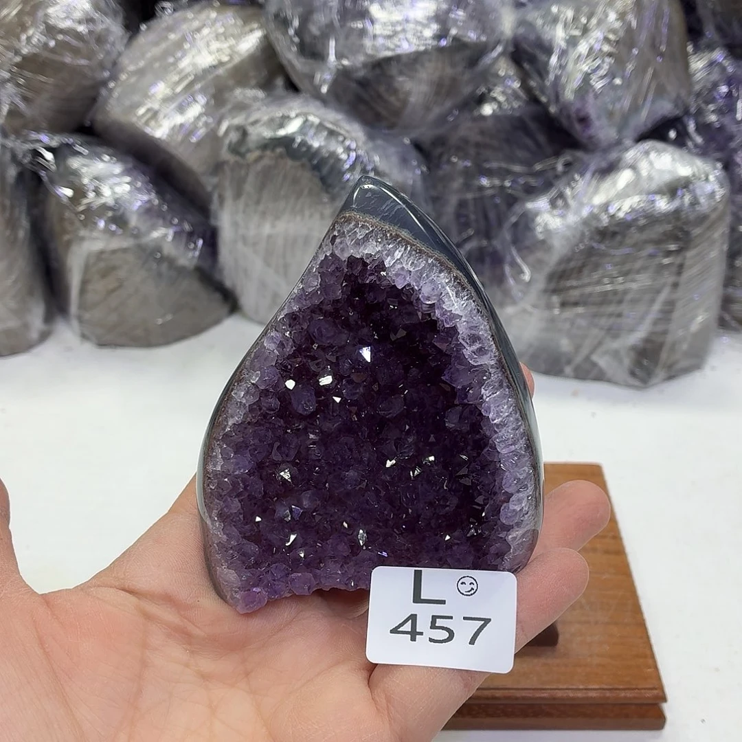 未镶嵌水晶摆件天然紫水晶