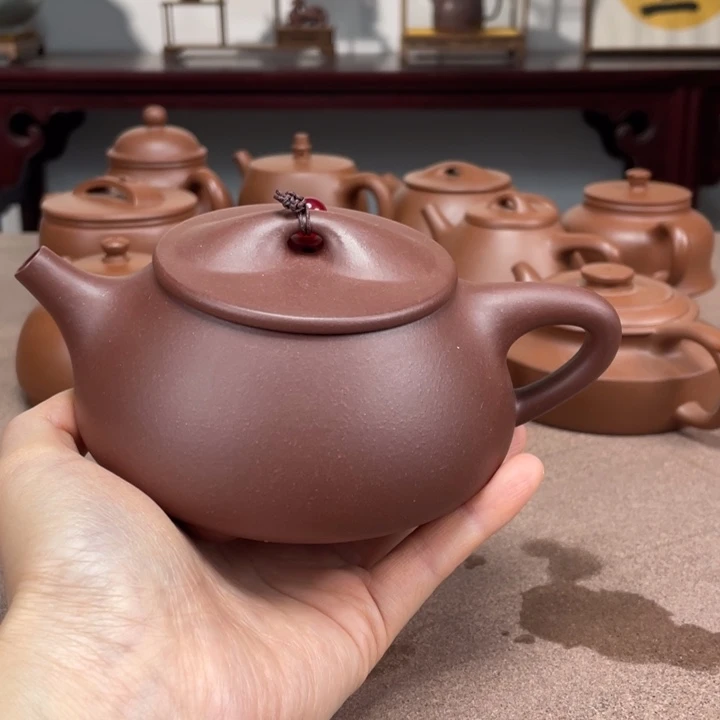 诗***哥茶壶紫泥石瓢320毫升