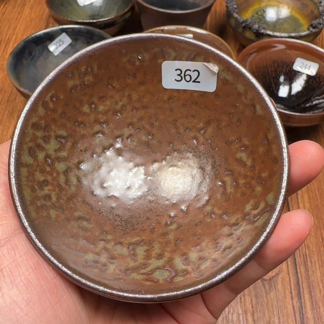 噼***啦柴烧建盏茶盏茶杯362