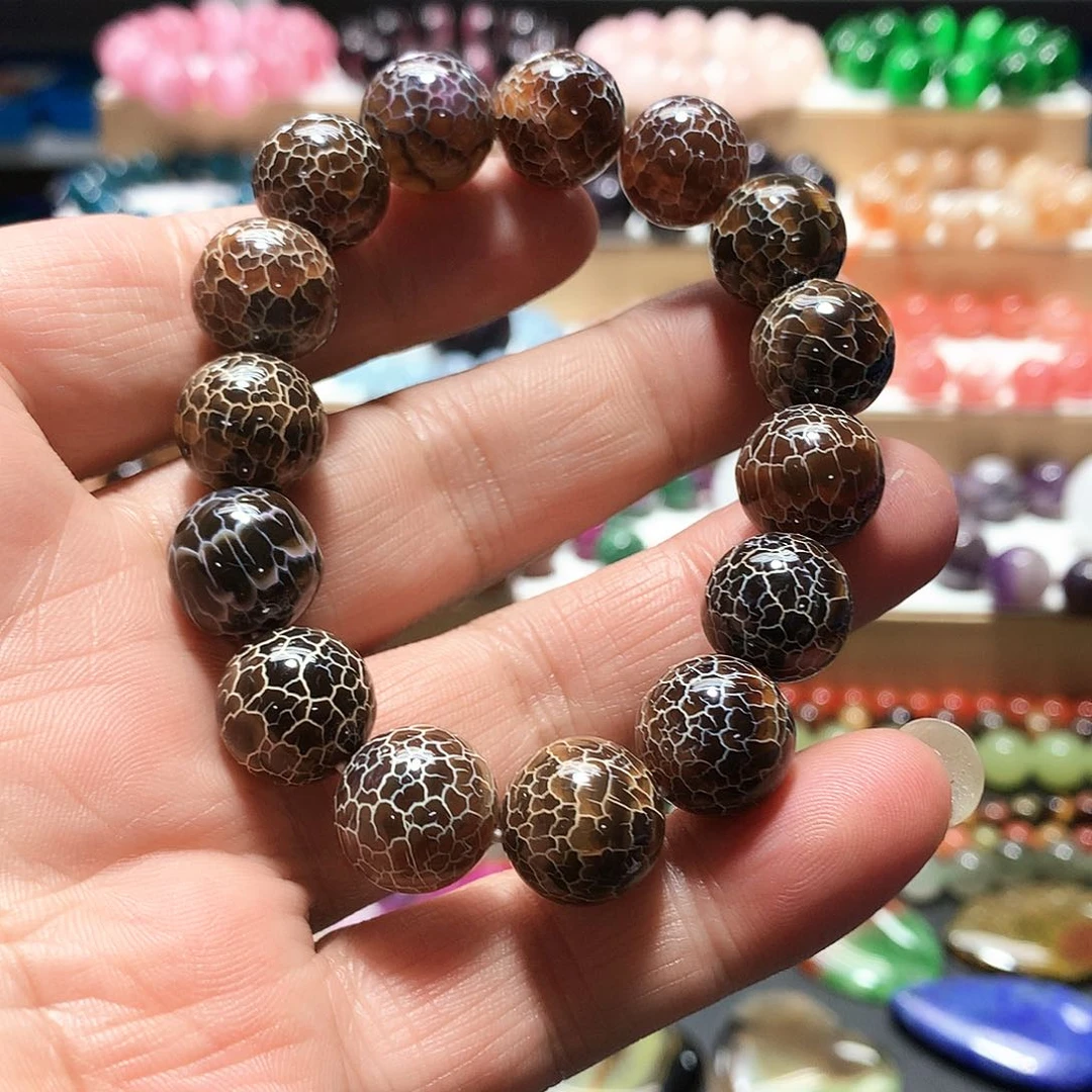 未镶嵌手串玛瑙/玉髓卡14老玛瑙手链