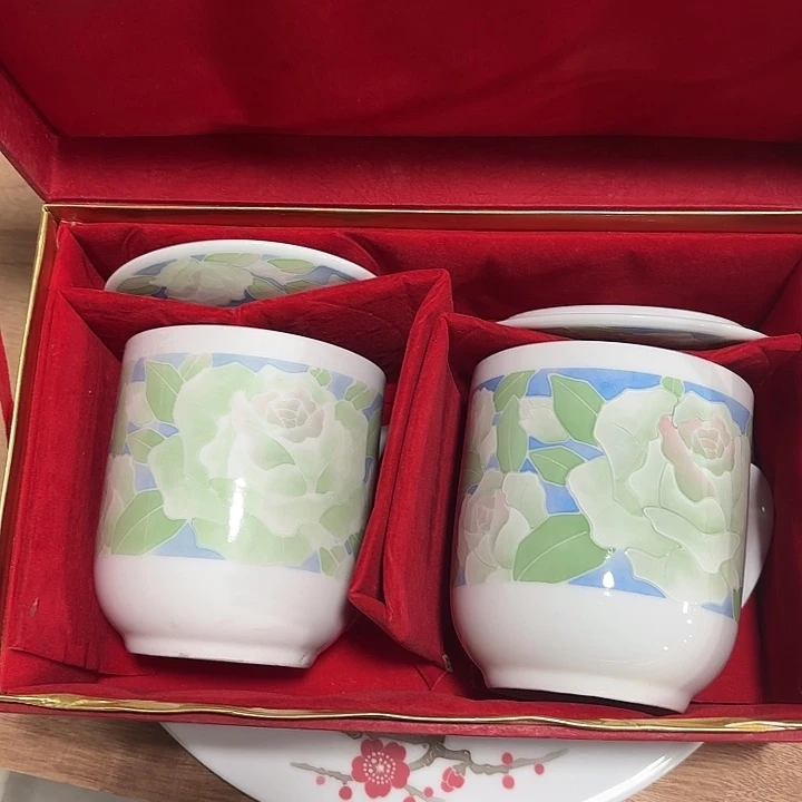 陶杯子，杯子，杯子，杯子两个手绘