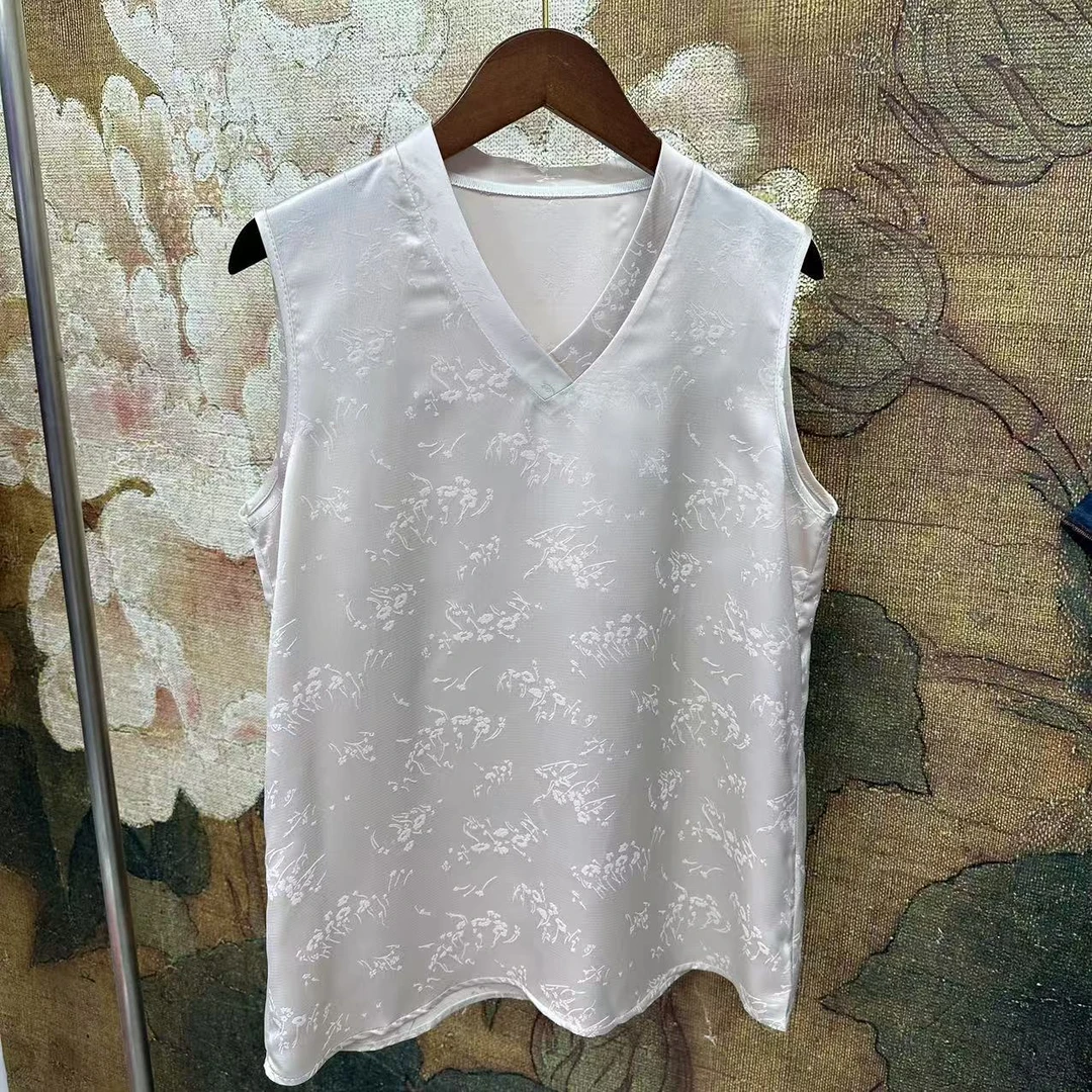 3336时尚气质打底无袖轻奢v领显瘦背心