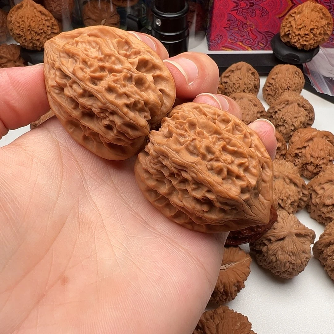 把件文玩核桃全品鸡心