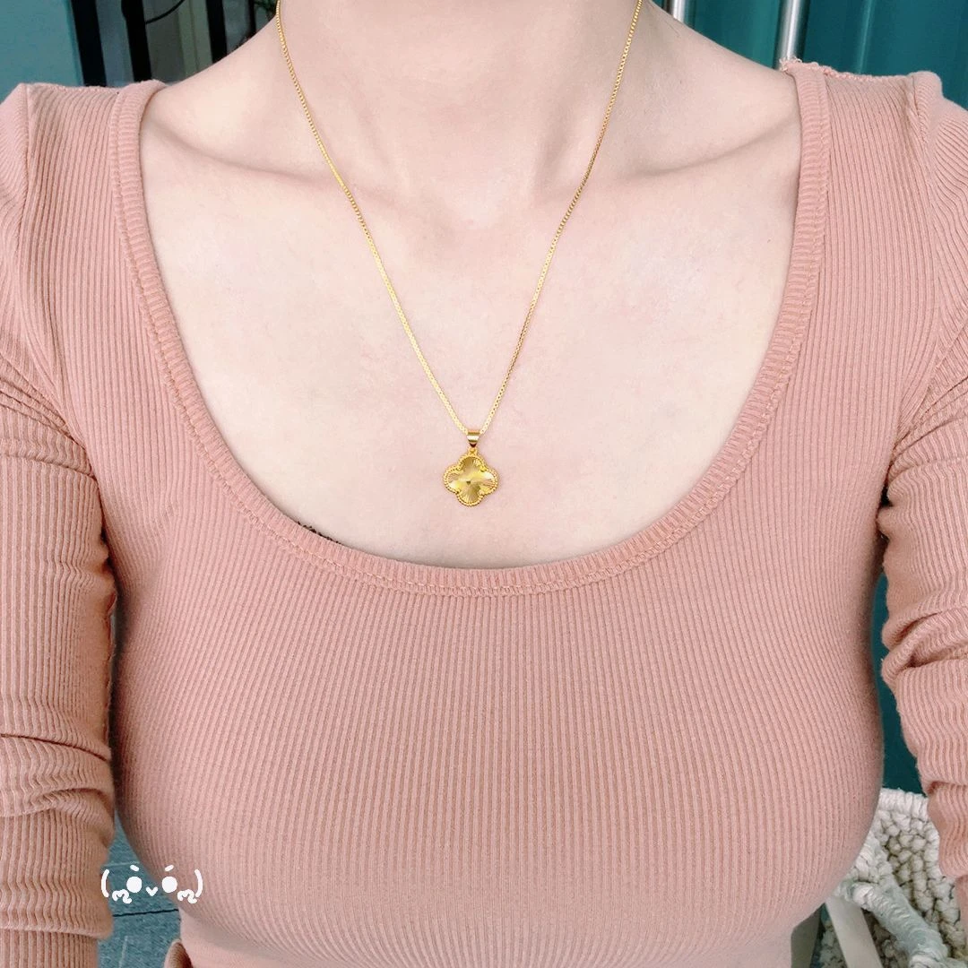 【清货专属链接】镭射四叶草吊坠 DZ1021