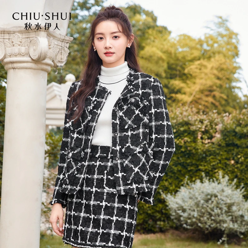 【许半夏专属】秋水伊人小香风高级外套冬季新款女优雅上衣6224