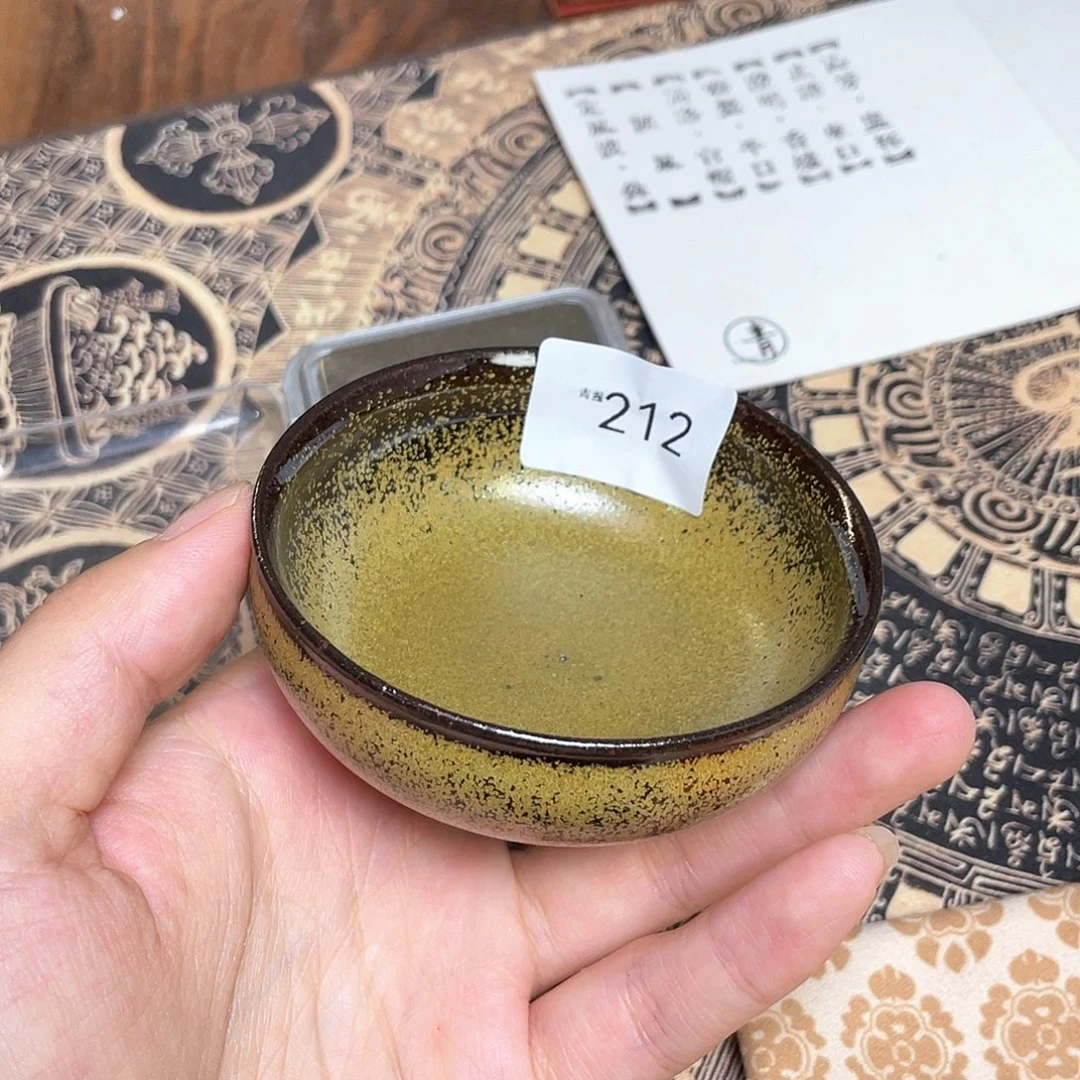 茶盏212 福临号建盏柴烧薄胎微瑕