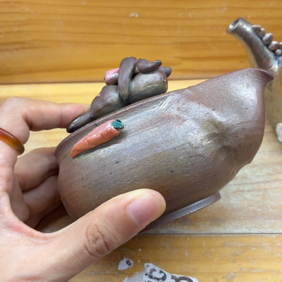 陶园柴烧精品好货601失圆