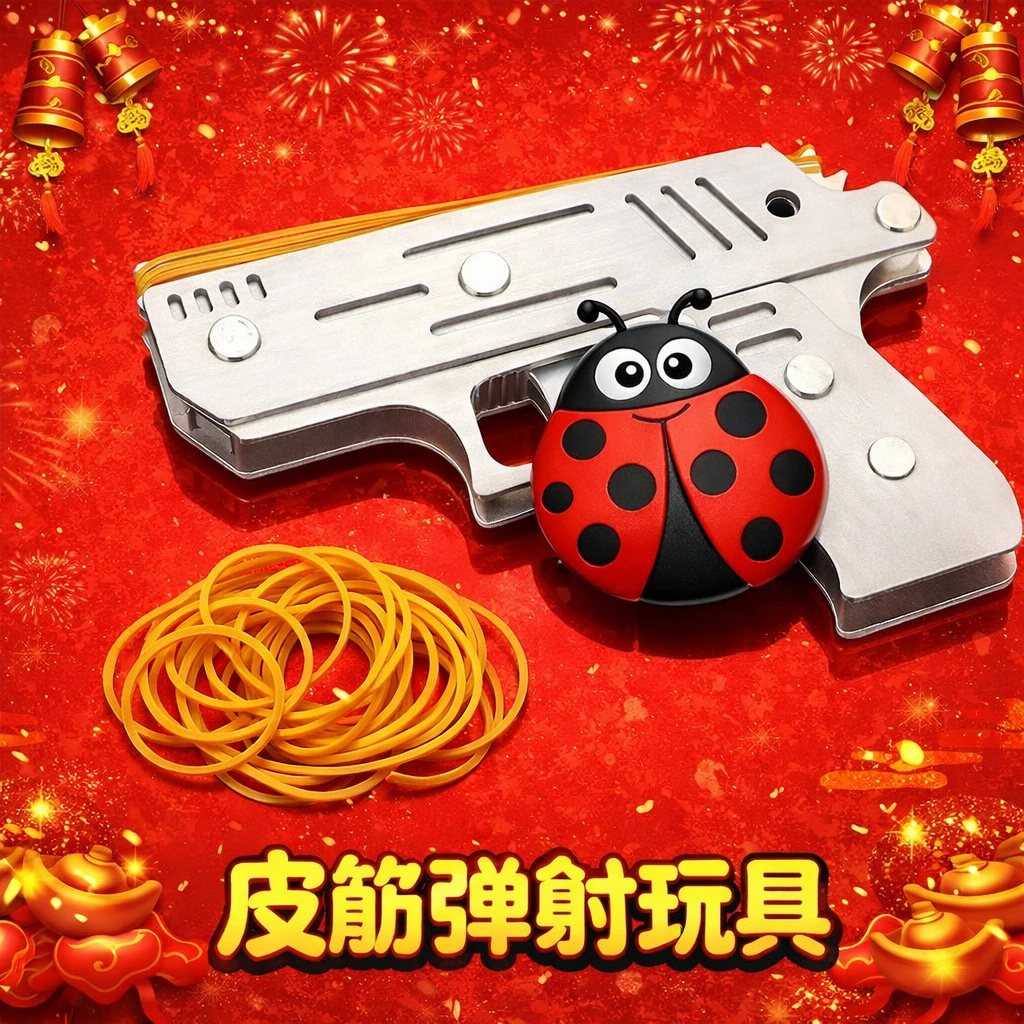 可折叠皮筋男孩玩具解压益智礼物手模型洛洛克