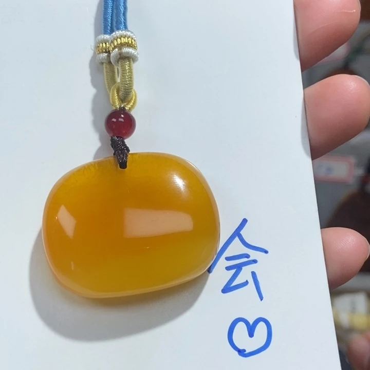 定制琥珀未镶嵌琥珀蜜蜡吊坠