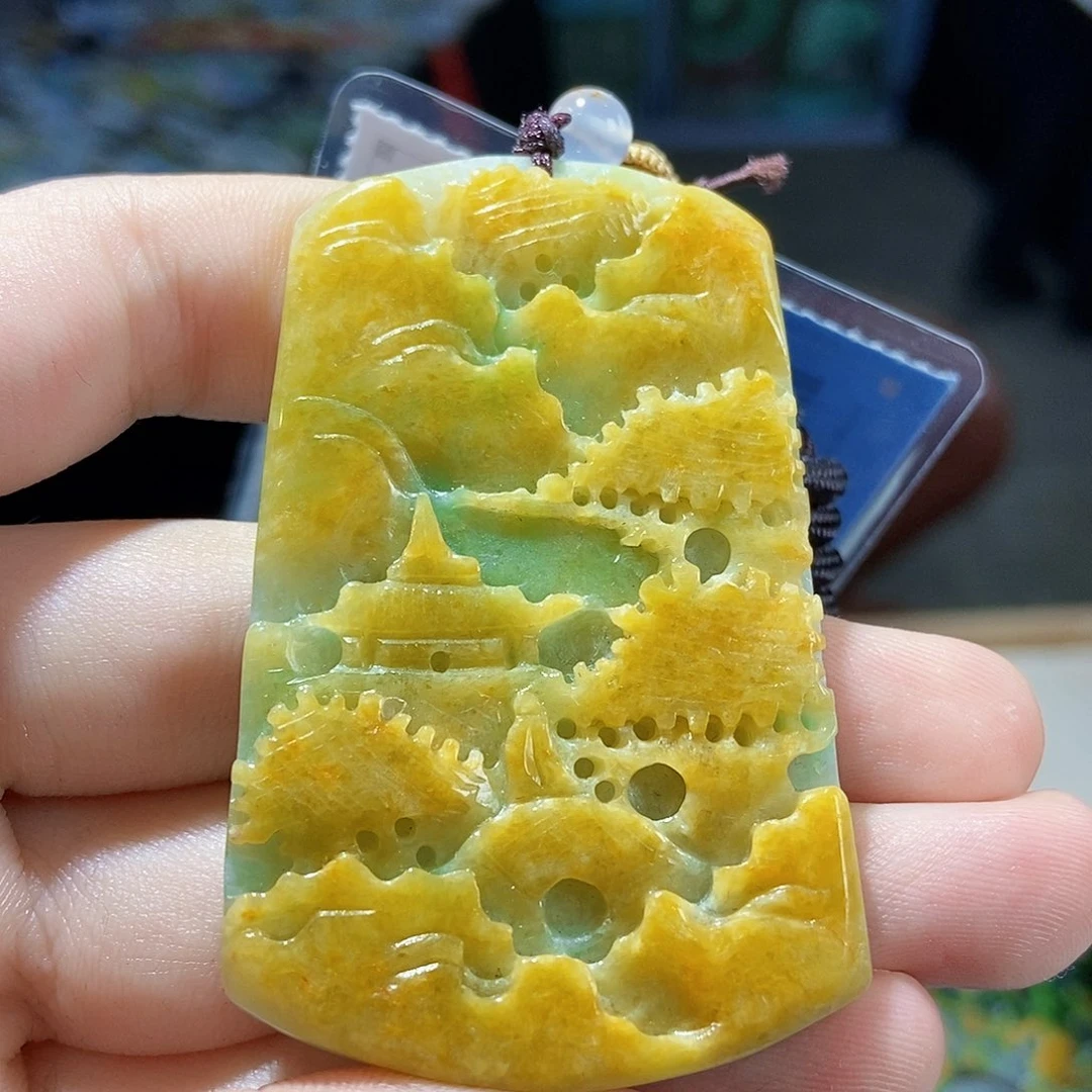 颈饰未镶嵌翡翠翡翠