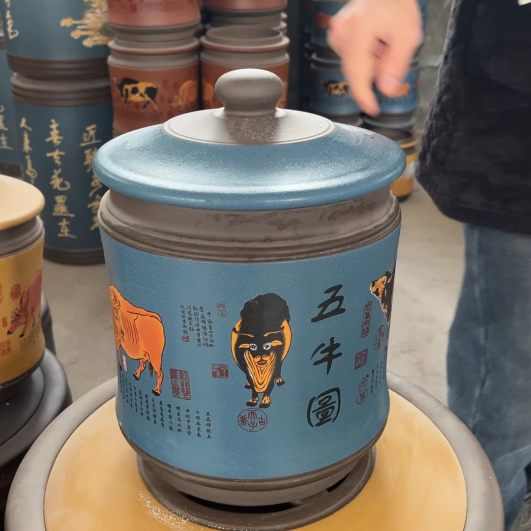 紫砂茶叶罐8 饼茶叶罐